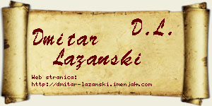 Dmitar Lazanski vizit kartica